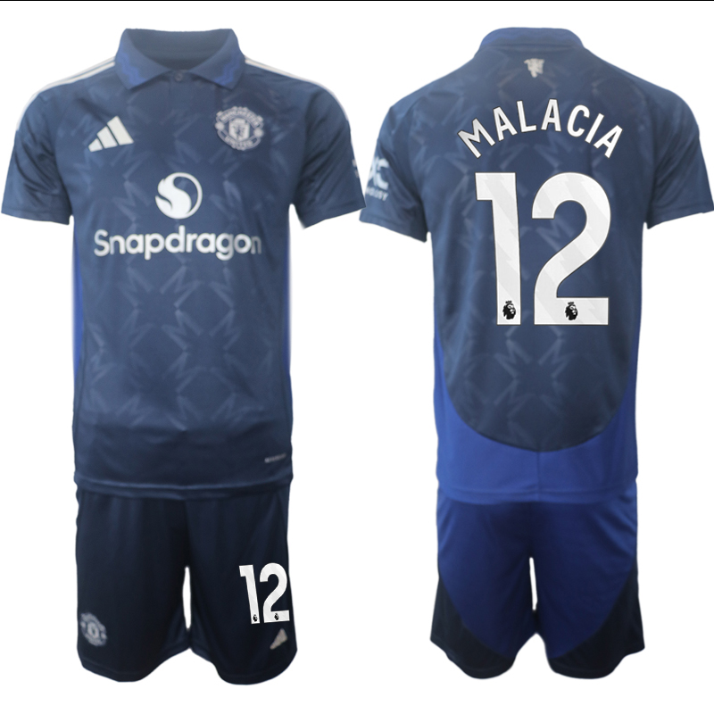 Men 2024-2025 Club Manchester United away blue #12 Soccer Jersey->indianapolis colts->NFL Jersey